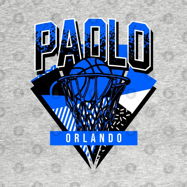 Paolo Retro Orlando Basketball Throwback by funandgames
